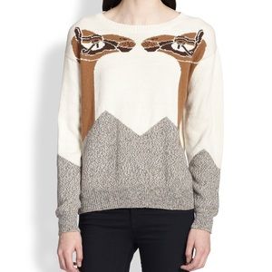 Mara Hoffman camel sweater